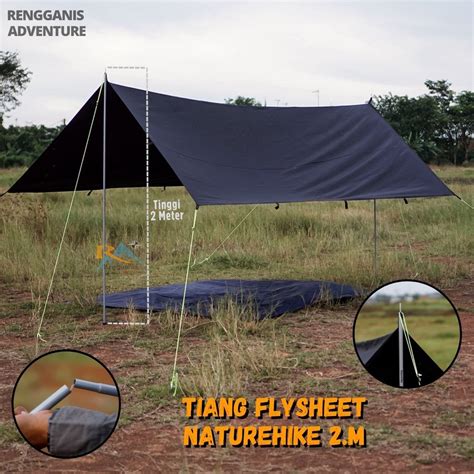 Tenda Naturehike Flysheet Pole Nh A Iron Alumunium Frame Tent