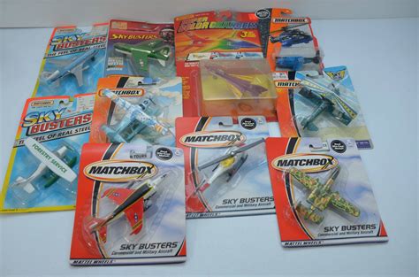 Matchbox Airplanes-lot 3-20 Total Planes-new On Cards Auction