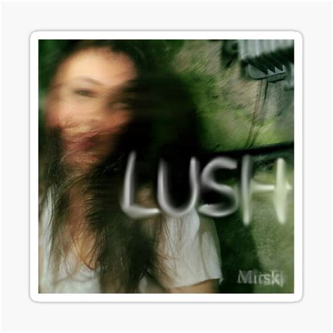 "mitski lush album cover" Sticker for Sale by kateelunaa | Redbubble