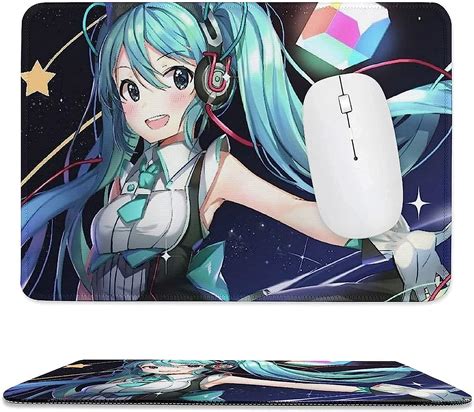 Amazon 初音ミク マウスパッド パソコン周辺機器 アニメ ゲーム マウスパッド キーボードパッド 防水 滑り止め 形状 かわいい