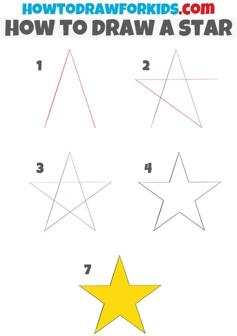 how to draw a star easy Star images cartoon