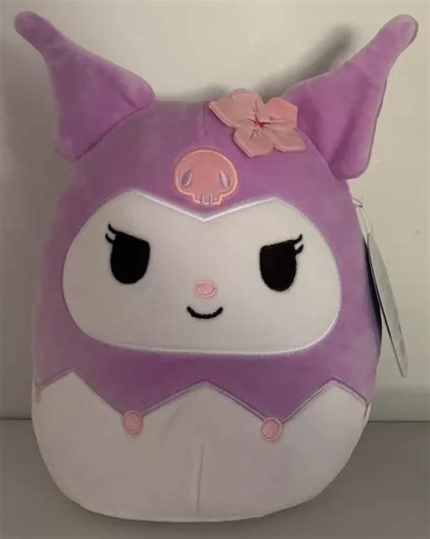 Same Day Ship Squishmallows Kuromi 8” Hello Kitty Pink Purple Sanrio