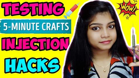 Testing Out Viral Injection Hacks By 5 Minute Crafts [tamil] Testing 5