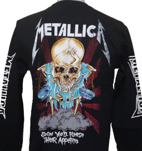 Metallica Long Sleeved T Shirt Size M Roxxbkk