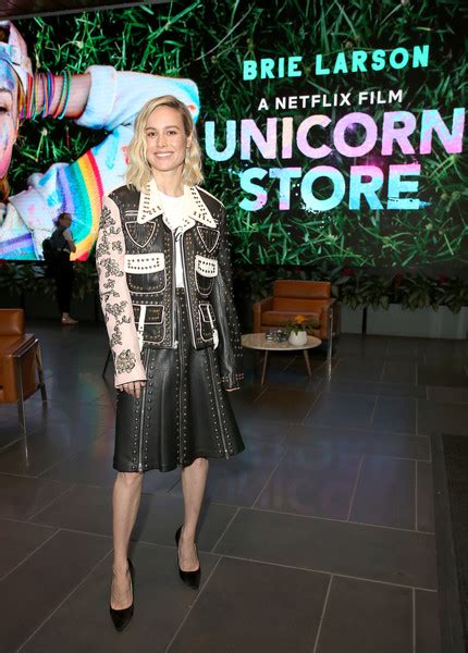 Brie Larson Screens Unicorn Store In Los Angeles Beautifulballad