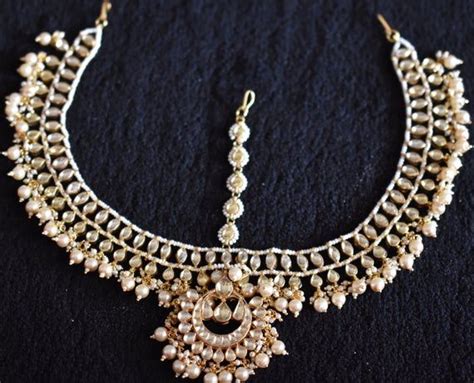 Bridal Gold Kundan Matha Patti Kundan Jewelry Bridal Matha Patti