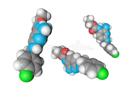 Mol Cula De Flupirtine Los Tomos Se Representan Como Esferas Con La