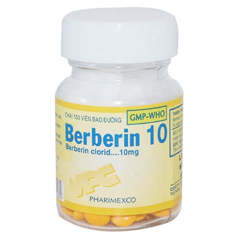 Berberin 10 Thuốc điều trị tiêu chảy Chothuoctay