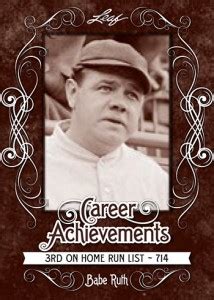 Leaf Babe Ruth Collection Info Boxes For Sale