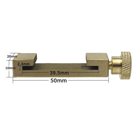 Adjustable Steel Ruler Brass Positioning Block Angle Marking Gauge