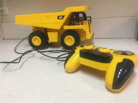 Toy Truck Caterpillar Toy Dump Truck With Wired Remote Control - Etsy