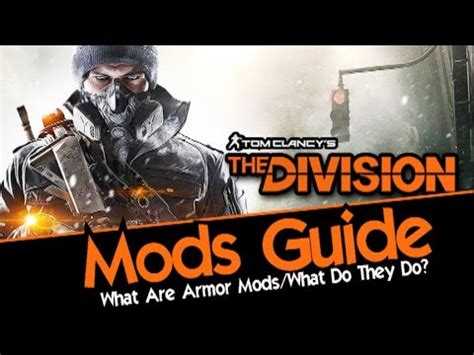 The Division Mod S Guide How To Use And Why To Equip Them Youtube