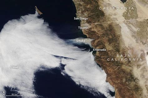 La Nasa Capta Desde El Espacio Los Incendios En Baja California Fotos