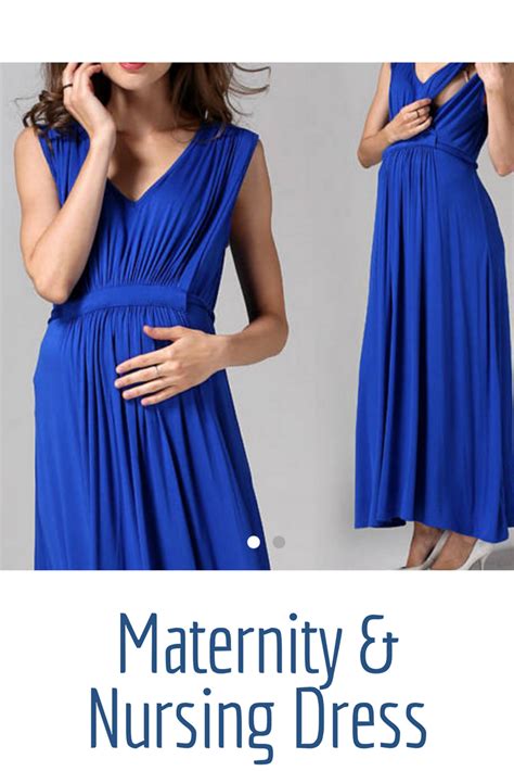 Maternity Dress Nursing Dress Breastfeeding Dress For Pregnant Women