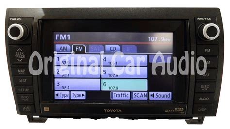 TOYOTA Sequoia Tundra Navigation GPS JBL Radio 4 Disc Changer CD Player