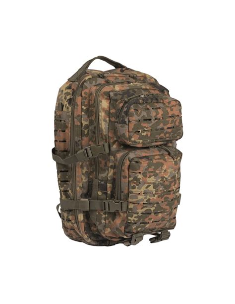 Mochila Tactica Us Assault Lg Laser Cut Flecktarn Miltec Tssm