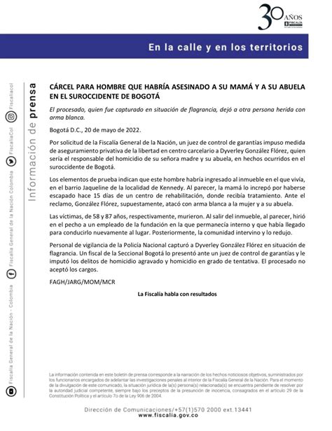 Fiscal A Colombia On Twitter Atenci N Por Solicitud De La