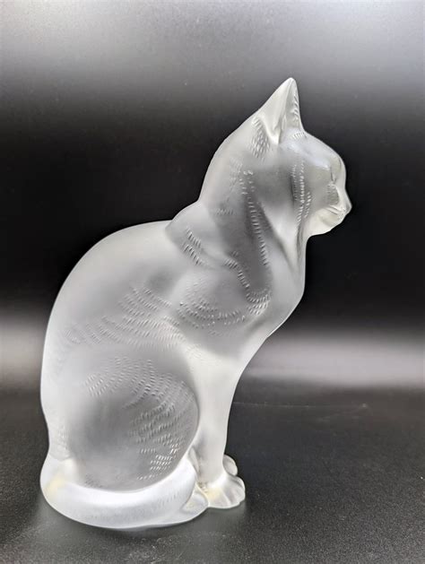 Proantic Lalique Crystal Cat