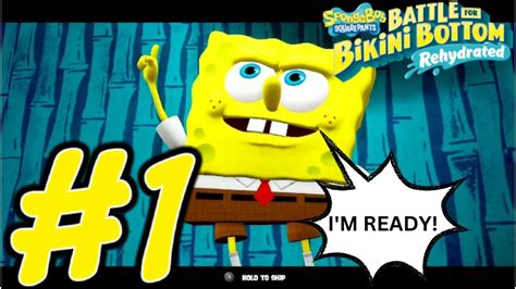 Spongebob Squarepants Battle For Bikini Bottom Rehydrated Part 1 Bikini Bottom Youtube