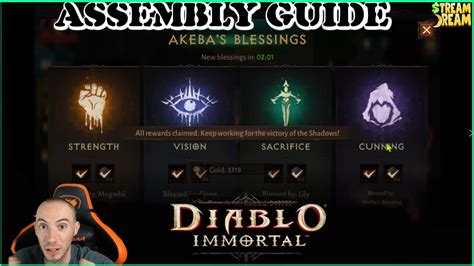 Shadow Assembly Guide How To Get Akeba S Blessing Diablo Immortal