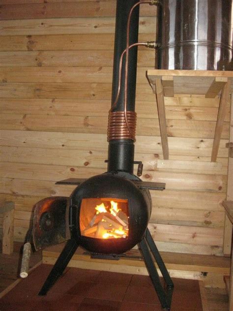 Hot Water Heating With Wood Stove