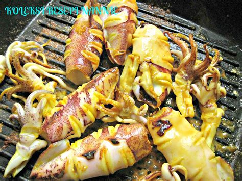 Resepi Nennie Khuzaifah Sotong Grill Sambal Kicap