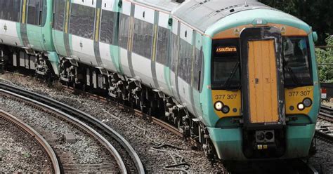 Southern Rail Incident Line Blocked After Person Hit By Train Between