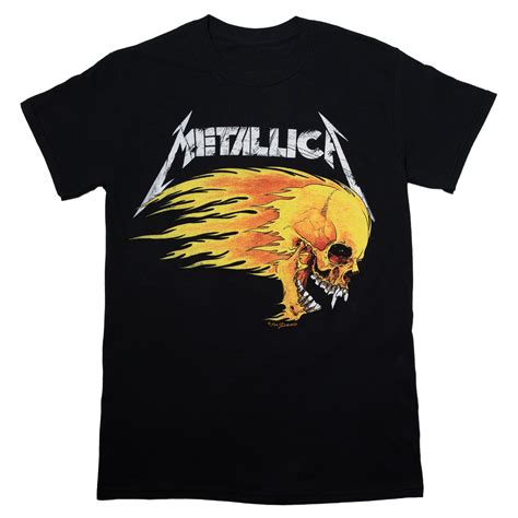 Flaming Skull 1994 Tour T Shirt