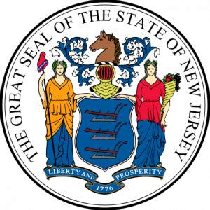 New Jersey State Seal -50states.com