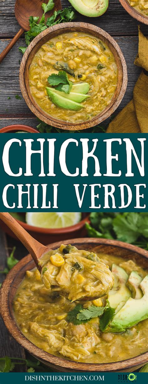 Chicken Chili Verde - Dish 'n' the Kitchen