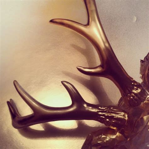 Pretty Gold Antlers Gold Antler Life Design Deer