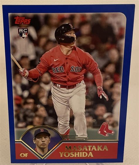 Topps Archives Masataka Yoshida Rc Boston Red Sox Ebay