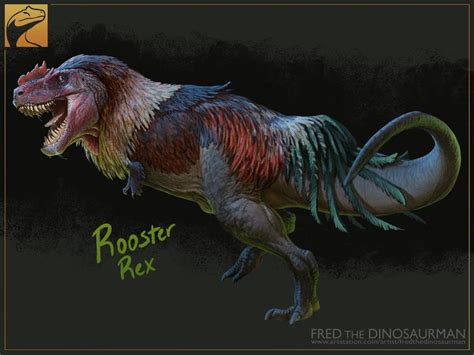 Rooster Rex Frederic Wierum Ancient Animals T Rex Art Prehistoric