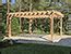 Red Cedar Vintage Classic Free Standing Pergolas Pergolas By Material