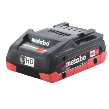 Metabo 18 0V 4 0 Ah Акумулаторна батерия 625367000