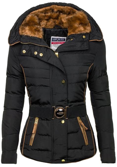 Chaqueta De Invierno Para Mujer Negro Bolf 11 Negro