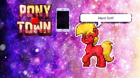 How To Play Pony Town On A Phone Youtube