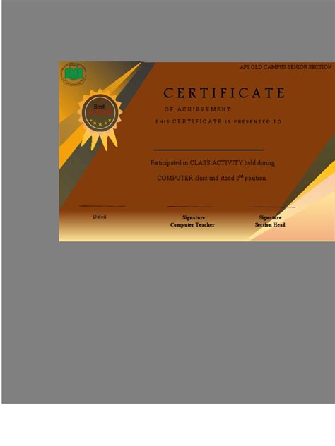 Certificate | PDF