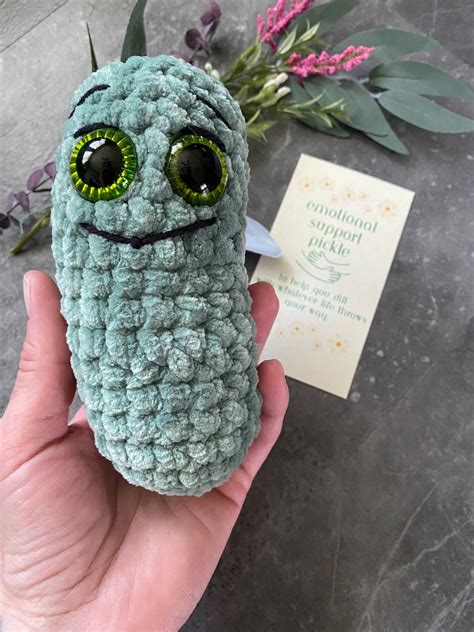 Emotional Support Pickle Stuffed Pickle Dill Pickle Toy Squishy