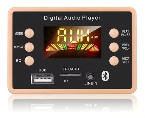 Placa Usb Mp3 Player Decodificador Bluetooth Aux Fm Sd 12v