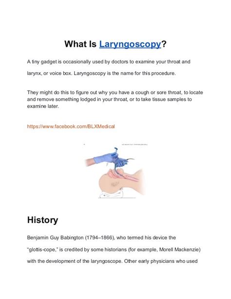 What Is Laryngoscopy Pdf