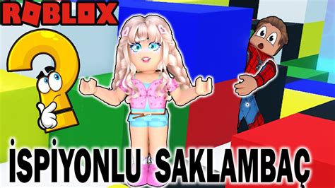 İSPİYONLU RENKLİ SAKLAMBAÇ OYNADIK ROBLOX COLOR HIDE AND SEEK