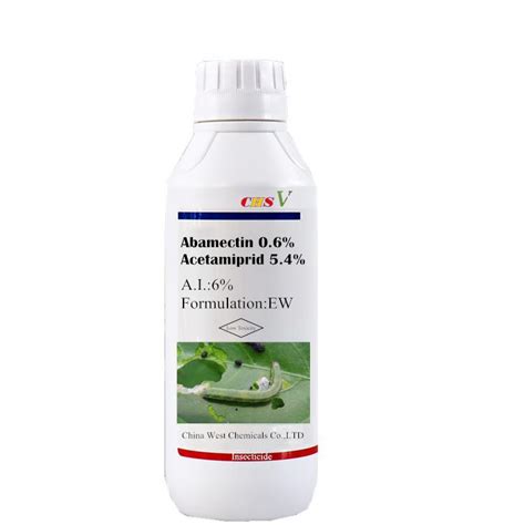 Cucumber Aphid Cabbage Caterpillar Insecticide Abamectin Acetamiprid 6 Ew China Abamectin