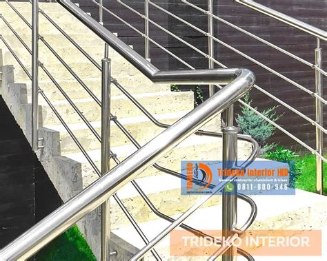 Inspirasi Railing Tangga Minimalis Yang Unik 2025 Trideko