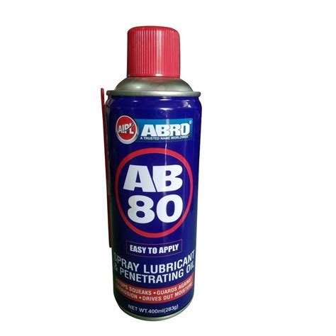 Aipl Abro Ab 80 Spray Lubricant For Guard Against Corrosion Packaging