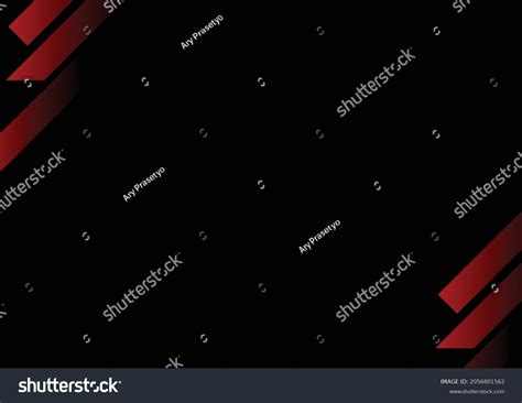 Blank Presentation Slide Using Black Background Stock Vector (Royalty Free) 2056801562 ...