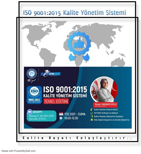 Iso Kalite Y Netim Sistemi Temel E Itim Program Kimya