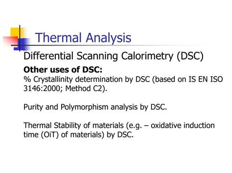 Ppt Thermal Analysis Powerpoint Presentation Id4334965