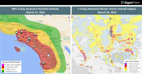 Atmospheric River in California Heighten Flood Threats