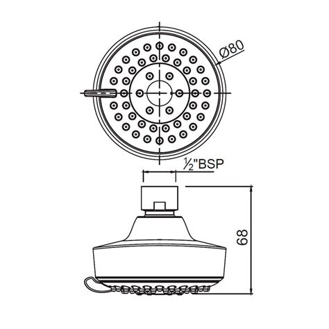 Multifunction Overhead Shower